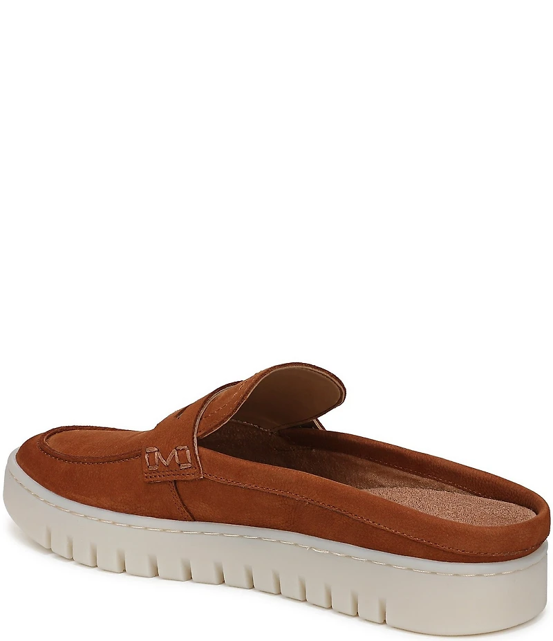 Vionic Uptown Mule 2 Suede Penny Keeper Platform Mules