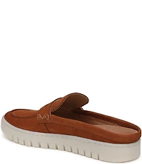 Vionic Uptown Mule 2 Suede Penny Keeper Platform Mules