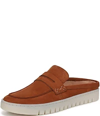 Vionic Uptown Mule 2 Suede Penny Keeper Platform Mules