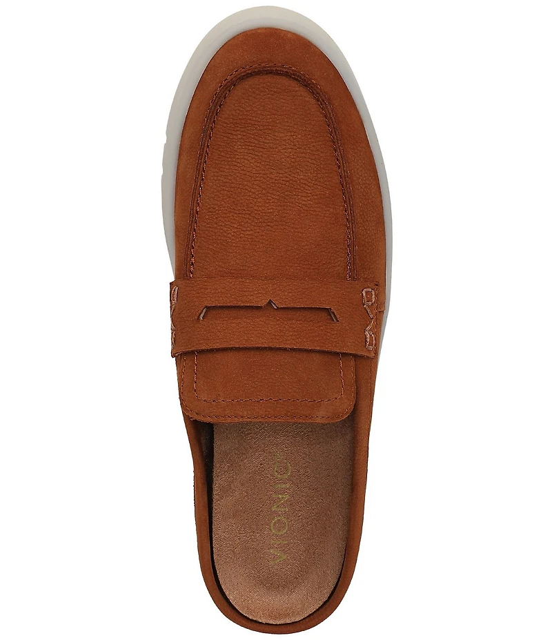 Vionic Uptown Mule 2 Suede Penny Keeper Platform Mules