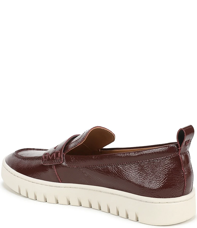 Vionic Uptown Patent Leather Packable Penny Loafers