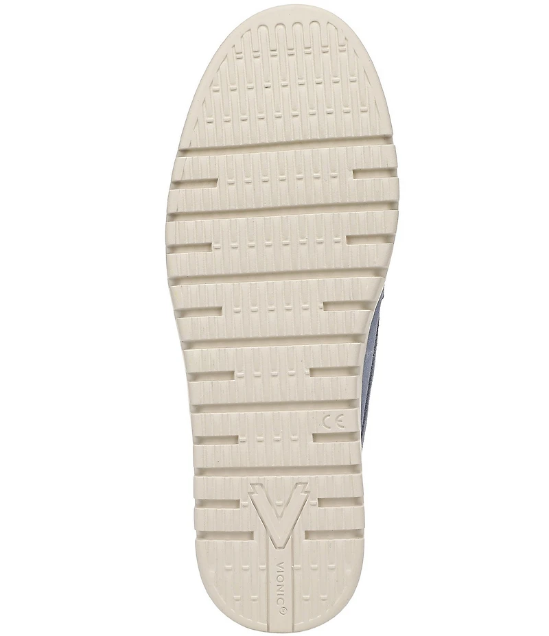 Vionic Uptown Perforated Suede Packable Travel Penny Loafers