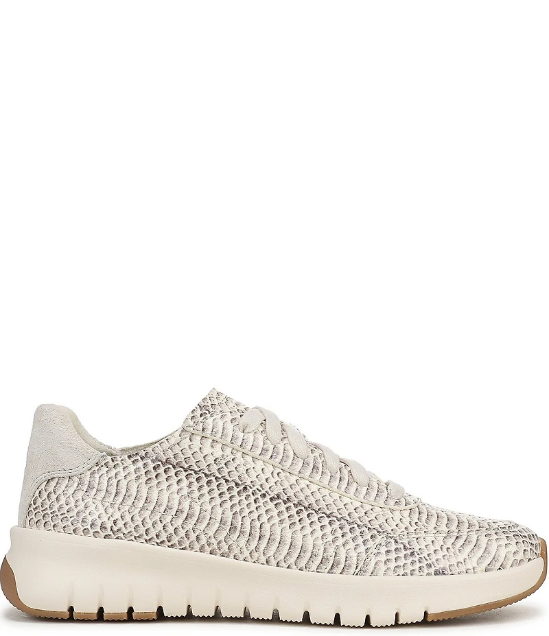 Vionic Uptown Print Leather Platform Sneakers