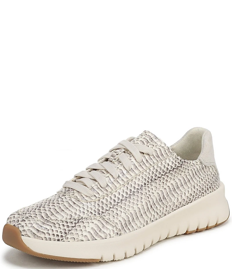 Vionic Uptown Print Leather Platform Sneakers