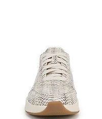 Vionic Uptown Print Leather Platform Sneakers