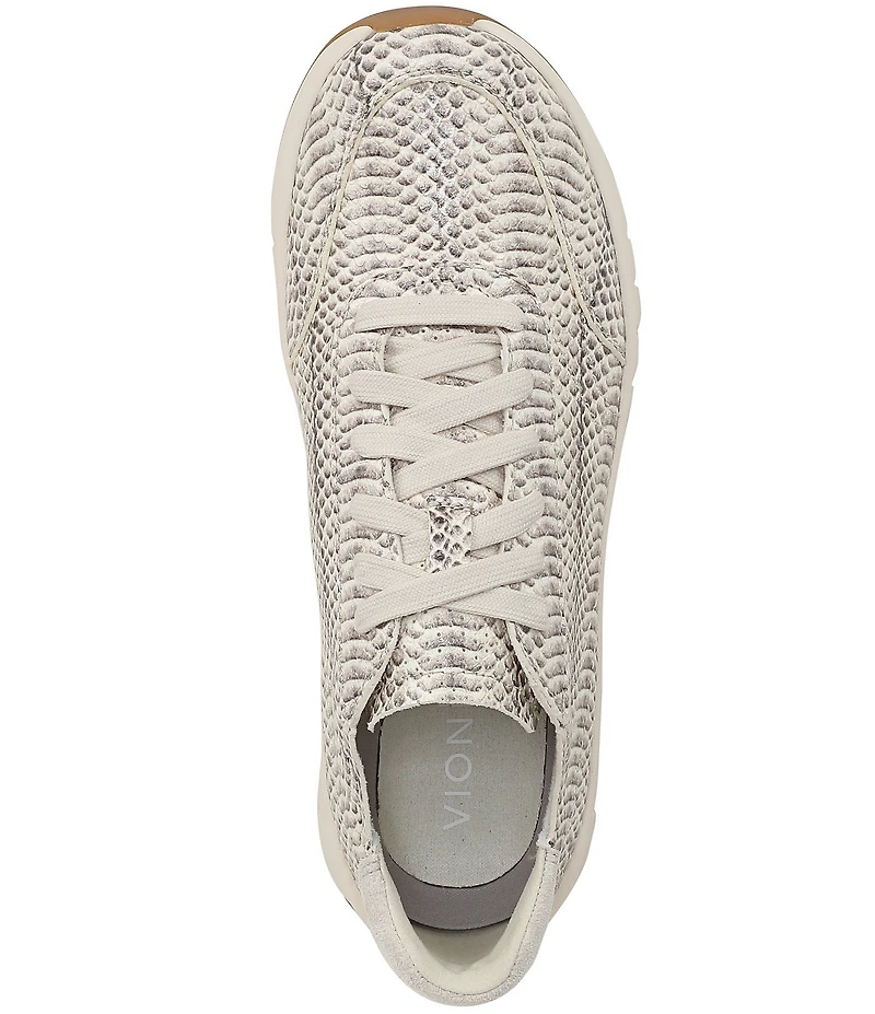 Vionic Uptown Print Leather Platform Sneakers