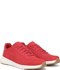 Vionic Uptown Suede and Leather Platform Sneakers