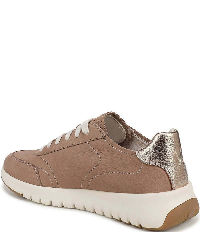 Vionic Uptown Suede and Leather Platform Sneakers