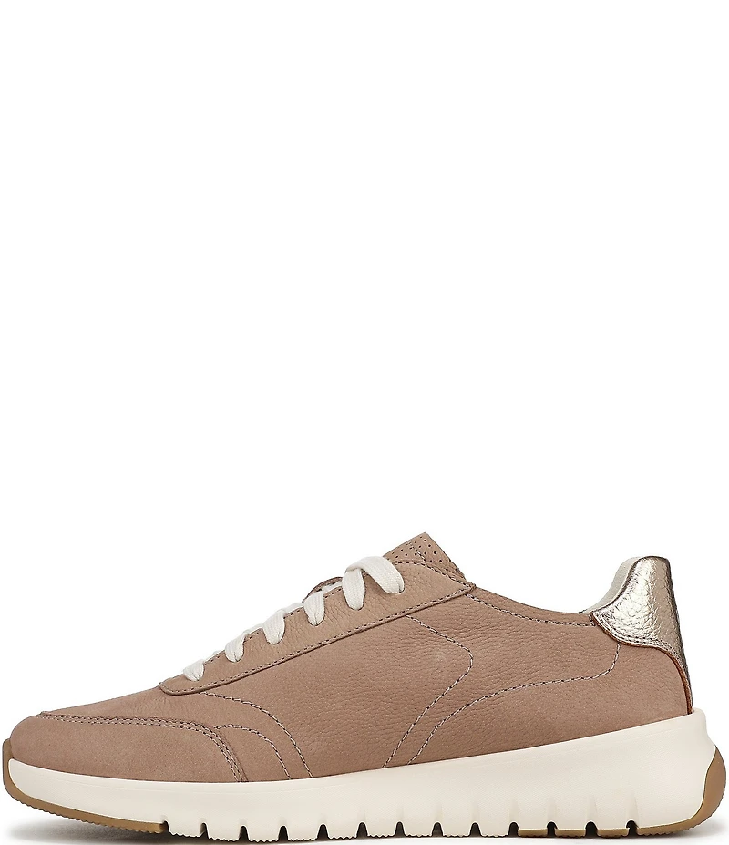Vionic Uptown Suede and Leather Platform Sneakers