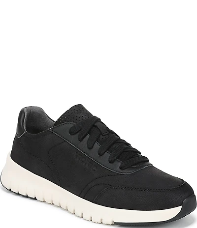 Vionic Uptown Suede and Leather Platform Sneakers