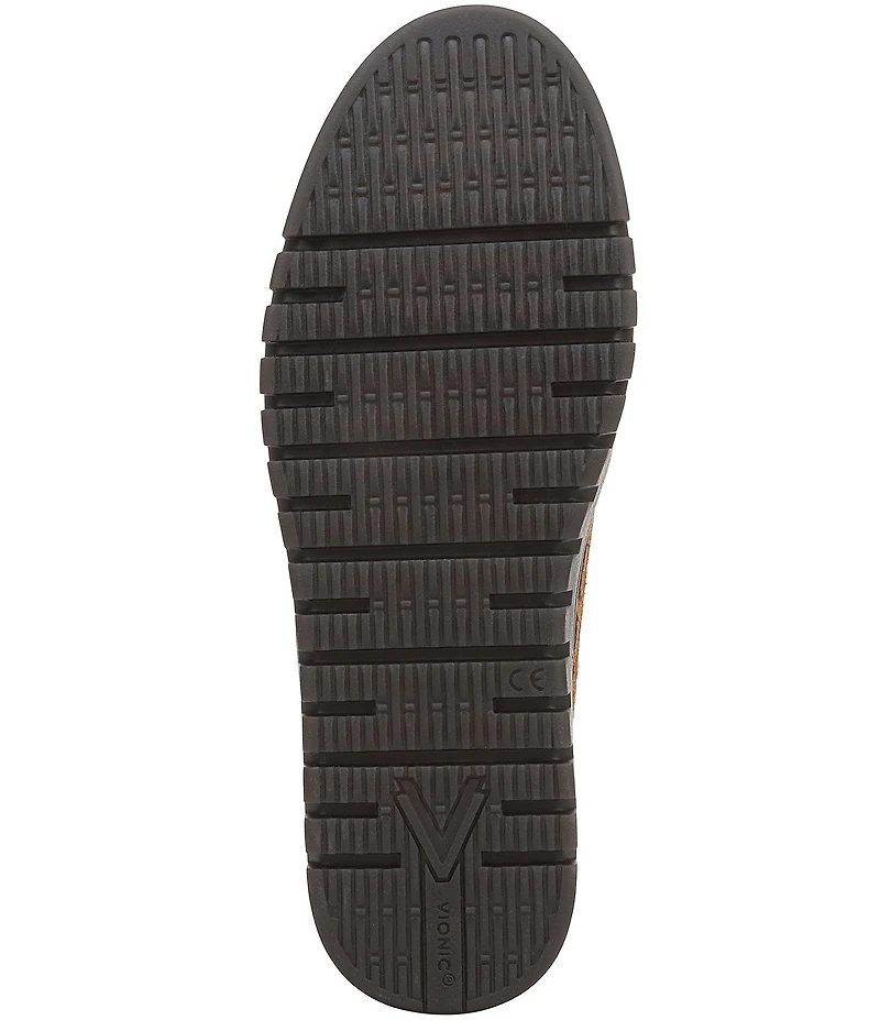 Vionic Uptown Suede Leopard Print Packable Penny Loafers