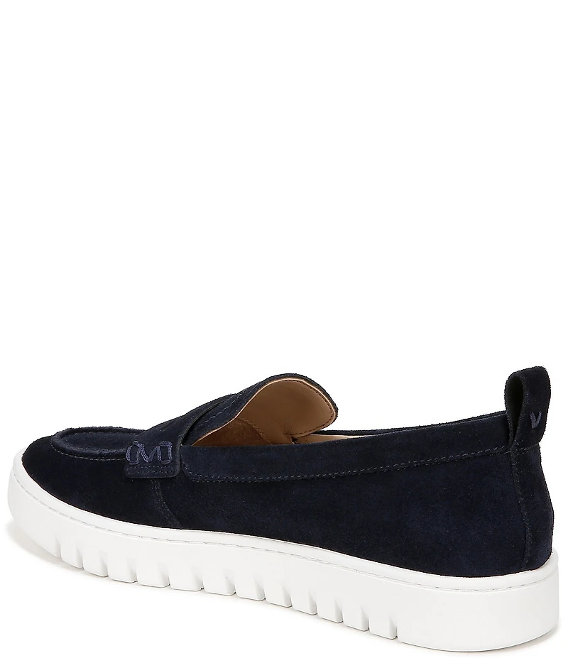 Vionic Uptown Suede Packable Travel Penny Loafers