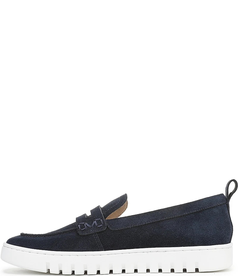 Vionic Uptown Suede Packable Travel Penny Loafers