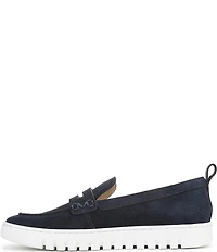 Vionic Uptown Suede Packable Travel Penny Loafers