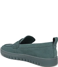 Vionic Uptown Suede Packable Travel Penny Loafers