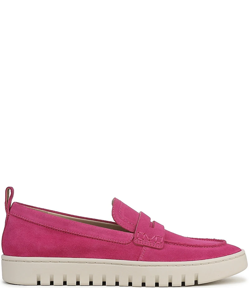 Vionic Uptown Suede Packable Travel Penny Loafers