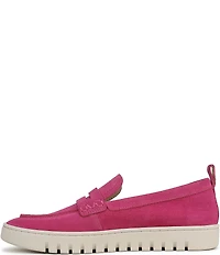 Vionic Uptown Suede Packable Travel Penny Loafers