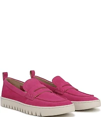 Vionic Uptown Suede Packable Travel Penny Loafers