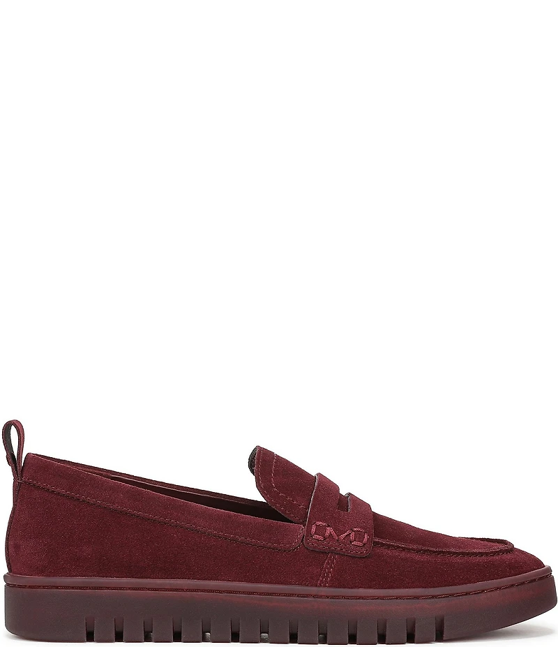 Vionic Uptown Suede Packable Travel Penny Loafers