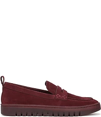 Vionic Uptown Suede Packable Travel Penny Loafers