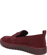Vionic Uptown Suede Packable Travel Penny Loafers