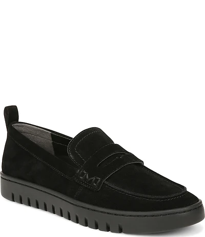 Vionic Uptown Suede Packable Travel Penny Loafers