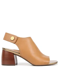 Vionic Valencia Leather Peep Toe Shooties