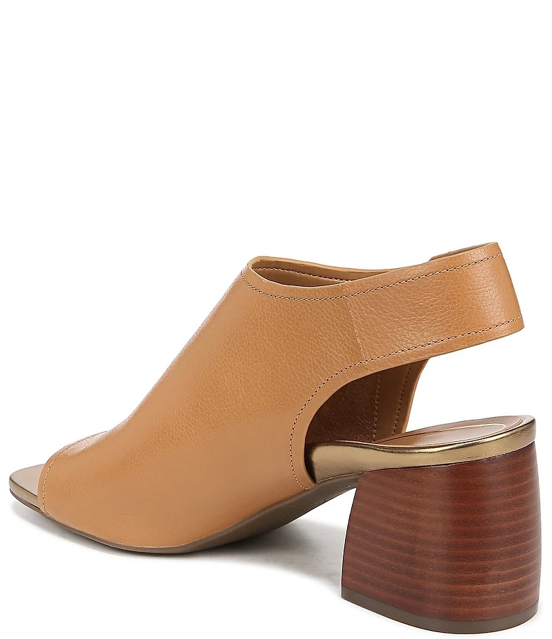 Vionic Valencia Leather Peep Toe Shooties