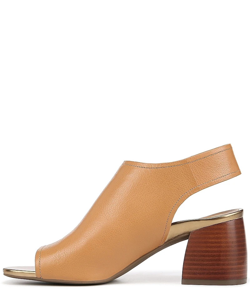 Vionic Valencia Leather Peep Toe Shooties