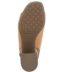 Vionic Valencia Leather Peep Toe Shooties
