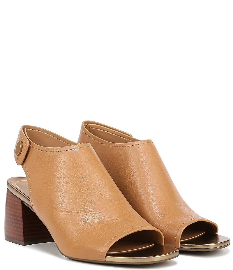 Vionic Valencia Leather Peep Toe Shooties
