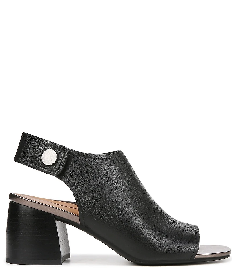 Vionic Valencia Leather Peep Toe Shooties