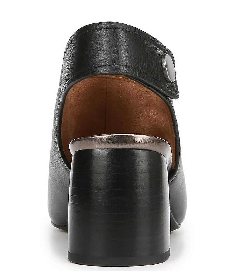 Vionic Valencia Leather Peep Toe Shooties