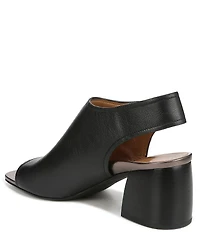 Vionic Valencia Leather Peep Toe Shooties