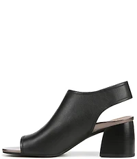 Vionic Valencia Leather Peep Toe Shooties
