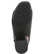 Vionic Valencia Leather Peep Toe Shooties
