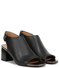 Vionic Valencia Leather Peep Toe Shooties