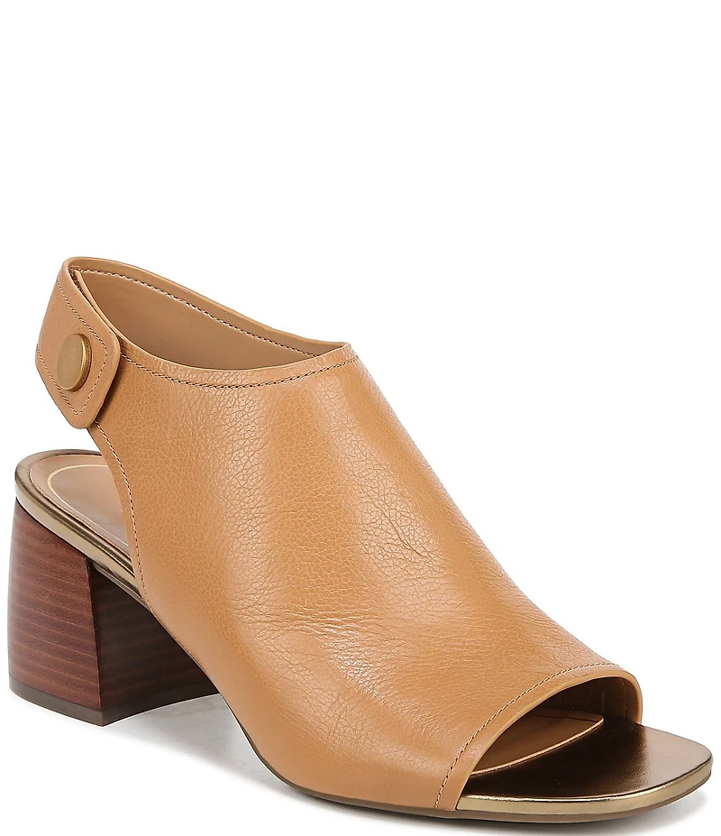 Vionic Valencia Leather Peep Toe Shooties