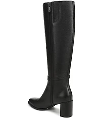 Vionic Valora Leather Block Heel Tall Boots