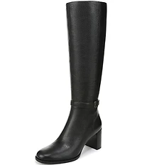 Vionic Valora Leather Block Heel Tall Boots
