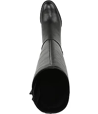 Vionic Valora Leather Block Heel Tall Boots