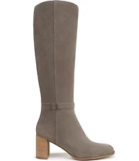 Vionic Valora Suede Block Heel Tall Boots