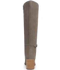 Vionic Valora Suede Block Heel Tall Boots