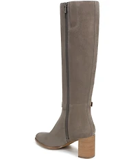 Vionic Valora Suede Block Heel Tall Boots