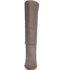 Vionic Valora Suede Block Heel Tall Boots