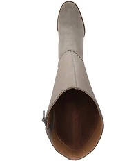 Vionic Valora Suede Block Heel Tall Boots