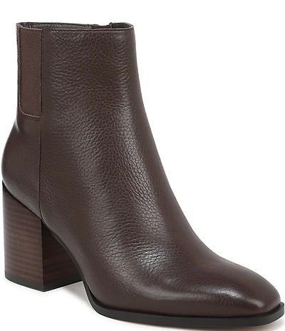 Vionic Vynn Leather Dress Ankle Booties