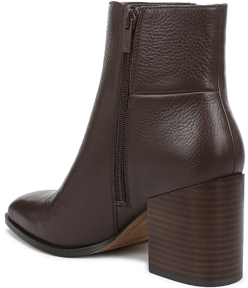 Vionic Vynn Leather Dress Ankle Booties