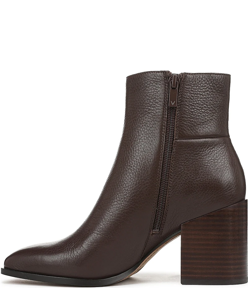 Vionic Vynn Leather Dress Ankle Booties