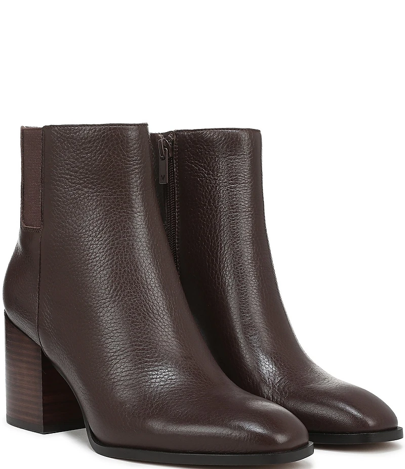 Vionic Vynn Leather Dress Ankle Booties